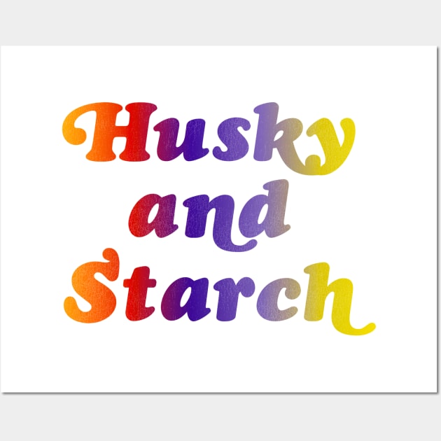 Husky and Starch - The Benny Hill Show Sketch Wall Art by darklordpug